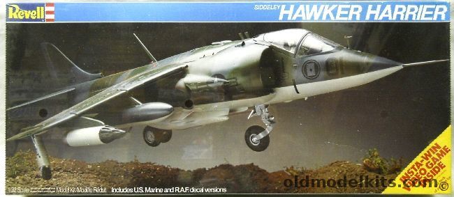 Revell 1/32 Siddeley Hawker Harrier - RAF or US Marines, 4718 plastic model kit